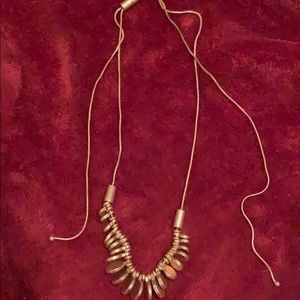 Jonna adjustable coin cluster necklace